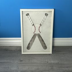 Baseball String Art Frame