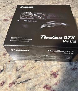 Canon G7X Mark III Camera