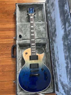 LTD Deluxe EC-1000 Blue Natural Fade Electric Guitar