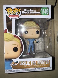 Funko Pop! Television Parks and Recreation Leslie the Riveter #1146 - Brand New