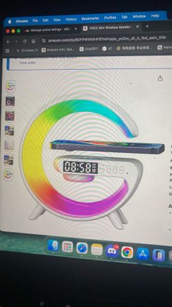 Wireless speaker with Bluetooth lamp