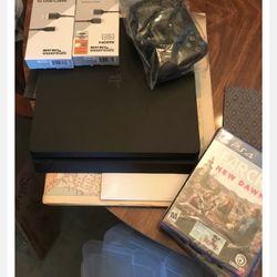 PS4 Console With 3 Sealed Games (works Great)