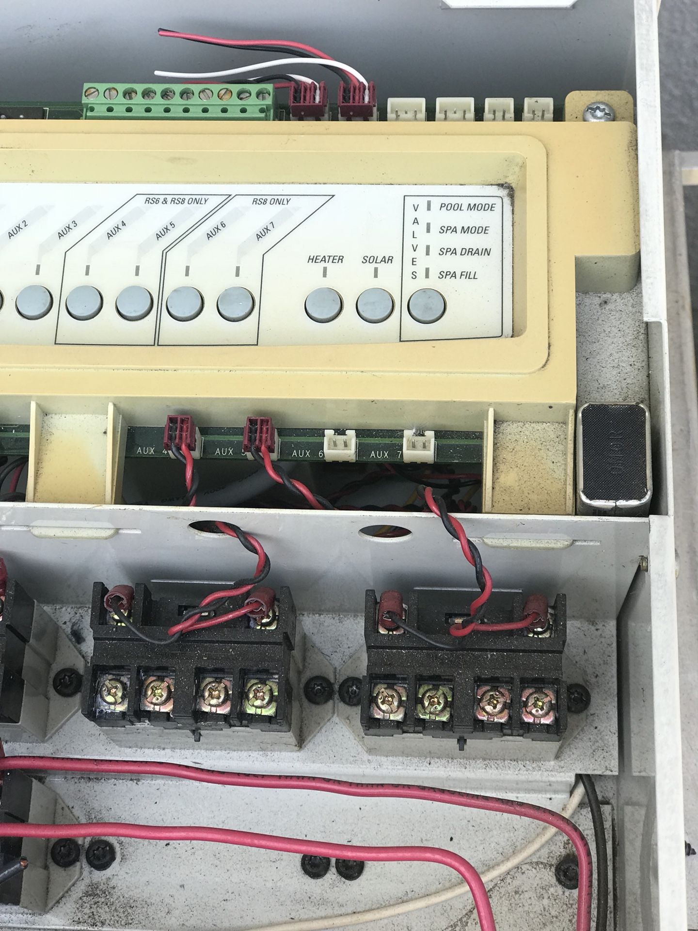 Jandy Aqualink RS 6614 Power Center Sub Panel Box w Breakers,Relays,RS4