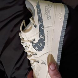 Louis Vuitton Lamborghini Nike Air Force ones size 10.5 brand new