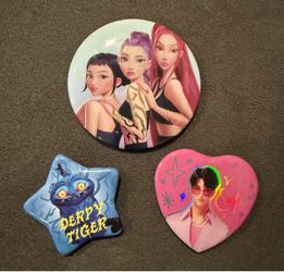 Kpop Demon Hunters Buttons Pins