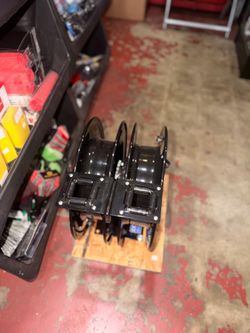 Mobile detailing Dual hose Reel