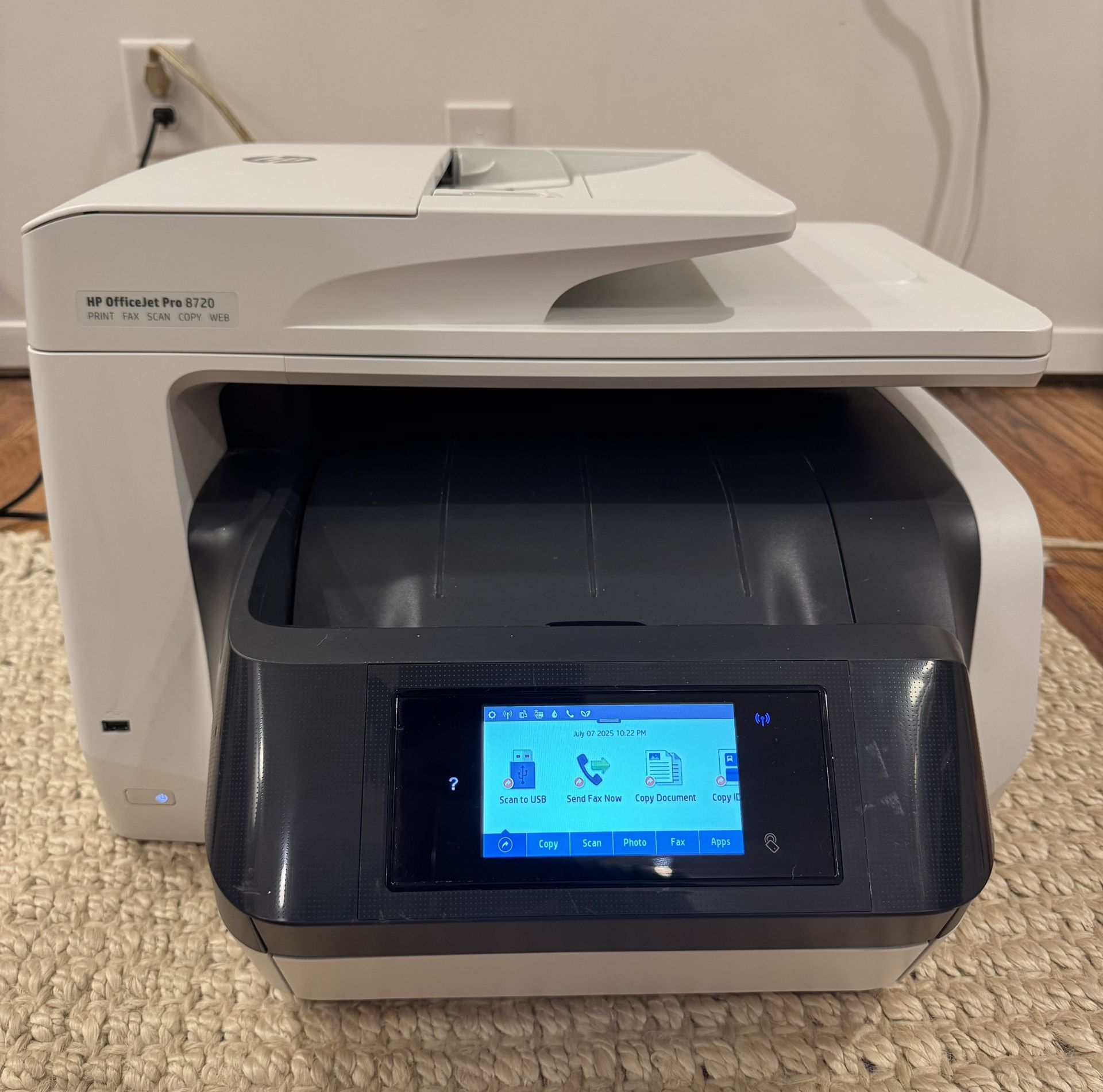HP OfficeJet Pro 8720 All-In-One InkJet Printer.