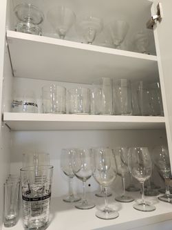 Beverage Glasses Moving Sale