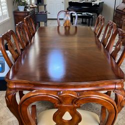 10 Chair Dining Room Table 