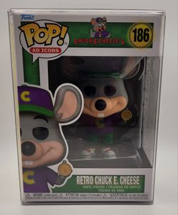 Funko POP Retro Chuck E. Cheese #186 W/Protector 🔥