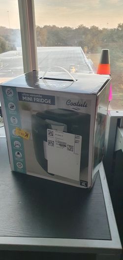 Cooluli Mini Fridge for Bedroom, Car, Office Desk & Dorm Room - Portable 4L/6 Can Electric Plug In Cooler & Warmer for Food, Drinks, Skincare Beauty 