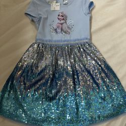 Brand New Little Girl  Elsa Dress 