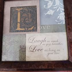 Hope And Love Wall Art Set (2)