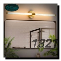 Modern LED Bathroom Vanity Light Bar | Dimmable 360° Hardwired Mirror Wall Sconce | Bright Bath Light Fixture