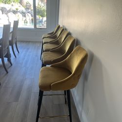 Velvet Counter Stools (have 6)