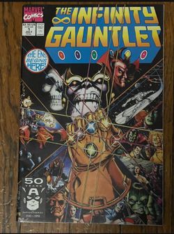 The Infinity Gauntlet #1 Marvel 1991 Near Mint Comic Book