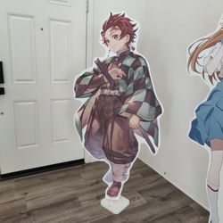 Demon Slayer Tanjiro Life Size Standee with stand 64“