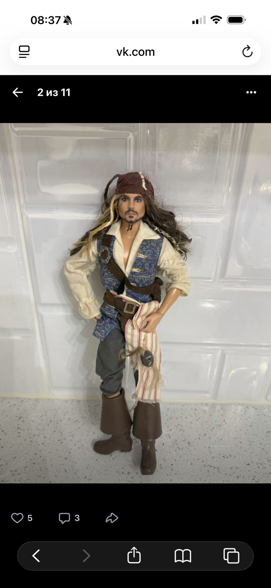 Ken Doll Pirates Caribbean
