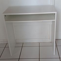 Target Room Essentials 30" x 15" x 30" basic simple white desk $20 FIRM