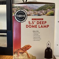 Thrive 5.5" Deep Dome Lamp (new in box)
