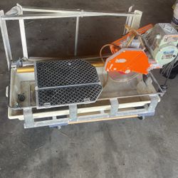 10 inch MK tile saw cut up to 24 inch tile