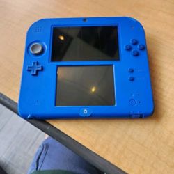 Nintendo 2DS Electric Blue With Case