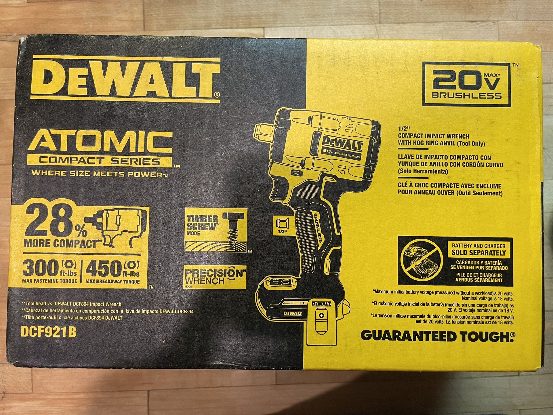 DeWalt 20v ATOMIC 3/8” Impact Wrench