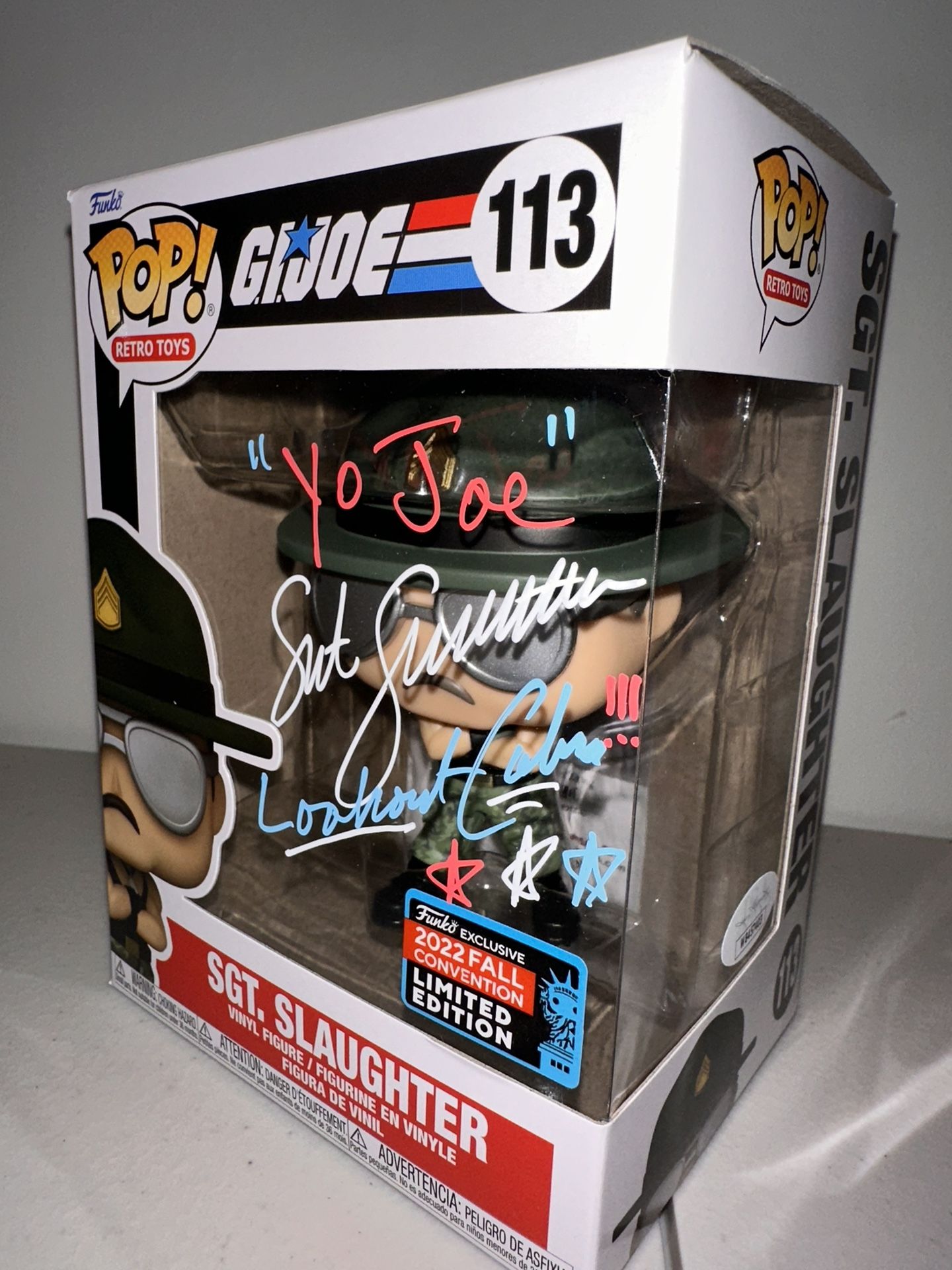 Funko Pop! GI Joe Sgt Slaughter