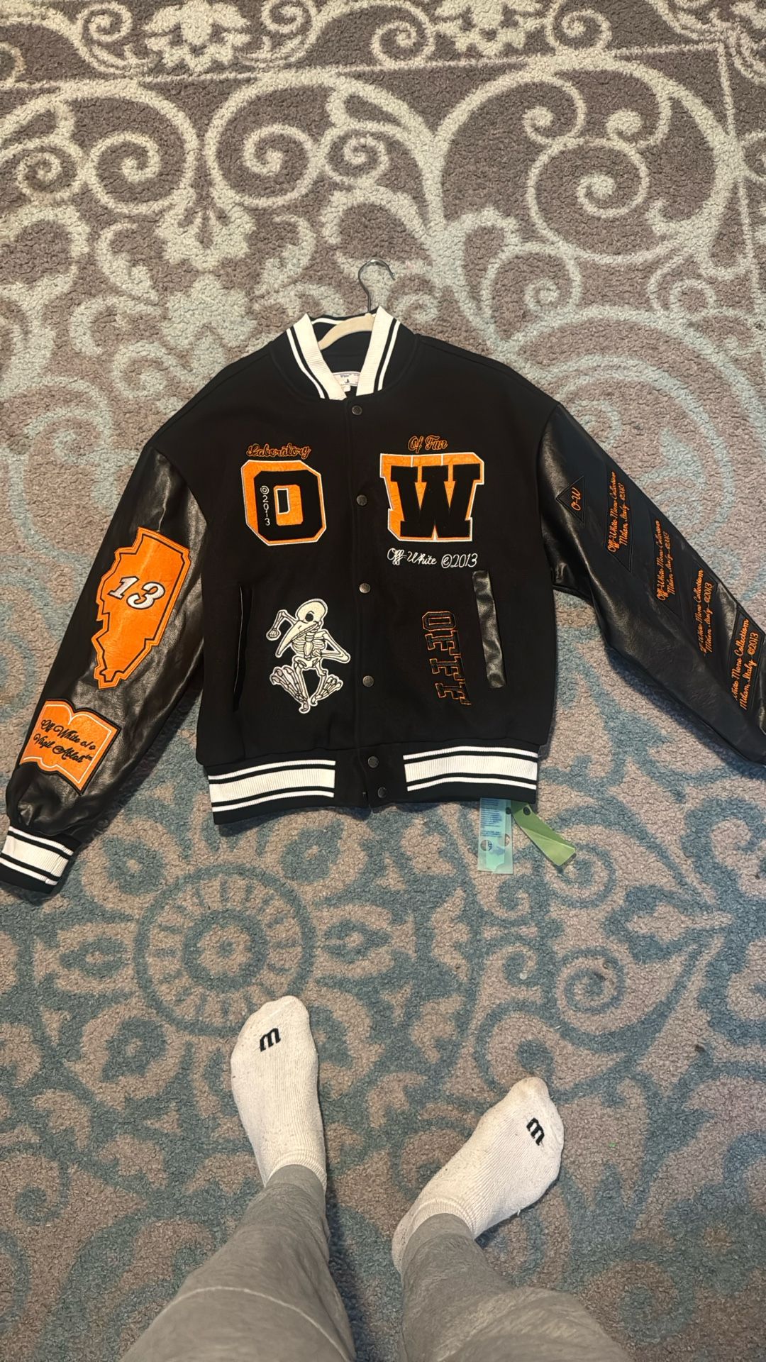Off White Varsity Jacket!