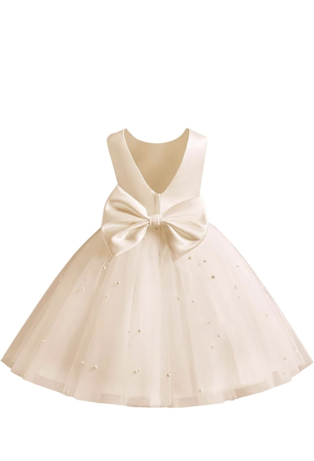 Flower Girl Champagne Dress