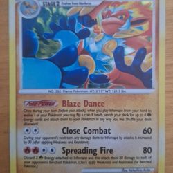 LP Infernape Pokemon Card (Diamond & Pearl, Stormfront, Holofoil, 3/100)