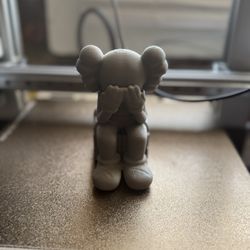 Kaws 3d Printed Model Sitting Down 