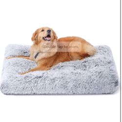 Sycoodeal Dog Bed,Crate Pet Bed Kennel Pad,Soft Dog Bed,Suitable for Medium & Large Dogs 