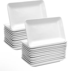 🚨 MUST GO TODAY! 12PC White Porcelain Plates 8” – Party/Wedding Ready – $39.99 🚨