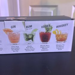 16 Different Recipe Drinking Glasses