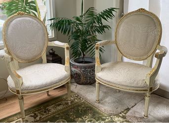 Antique Federal Style Settee Chairs