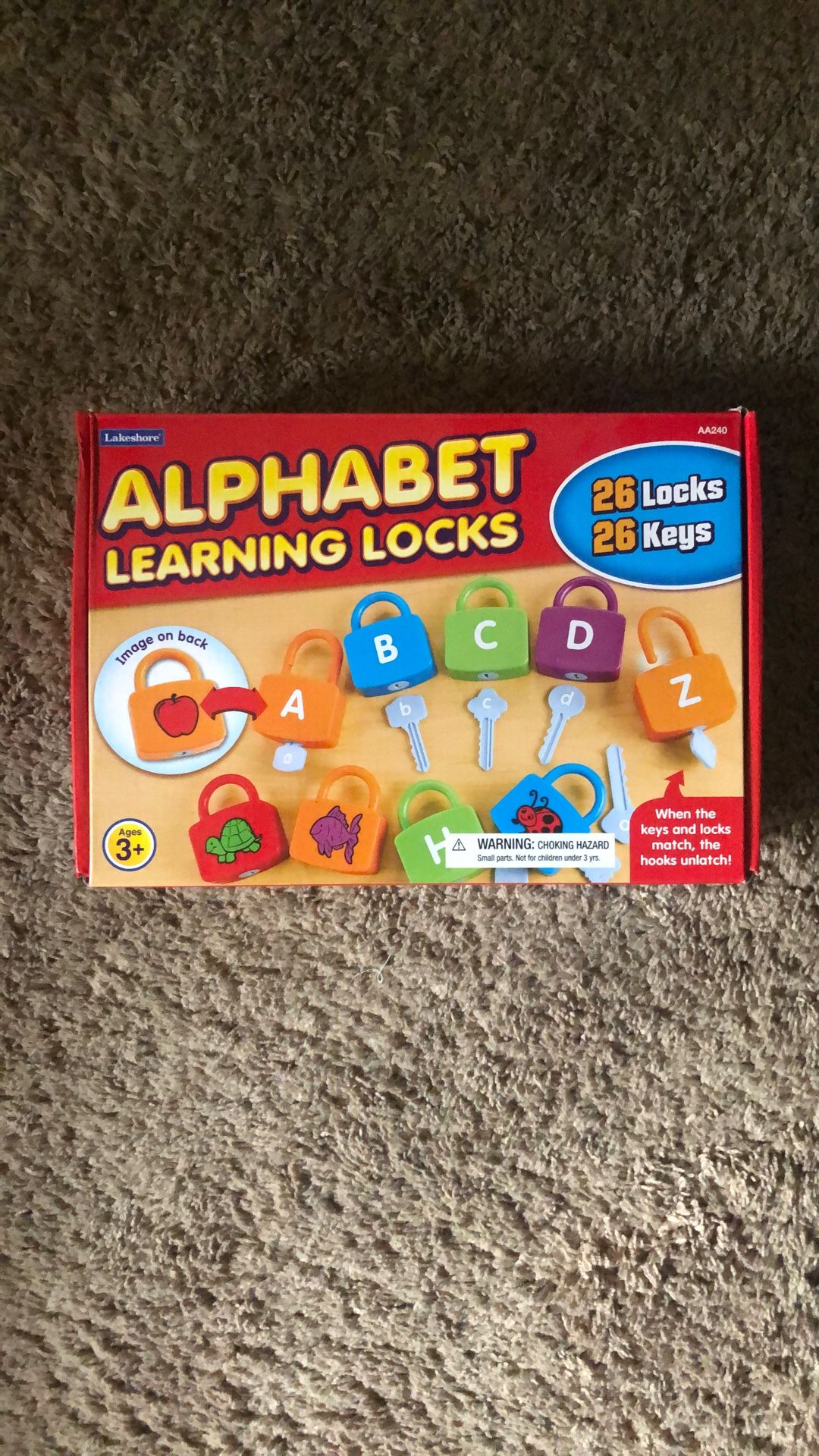 Lakeshore Alphabet Learning Locks