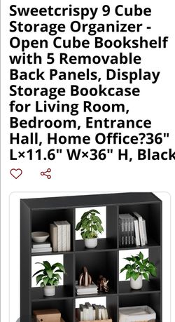 Brand new Black cube storage