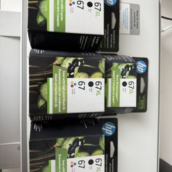HP 67 ink Cartridges UNUSED