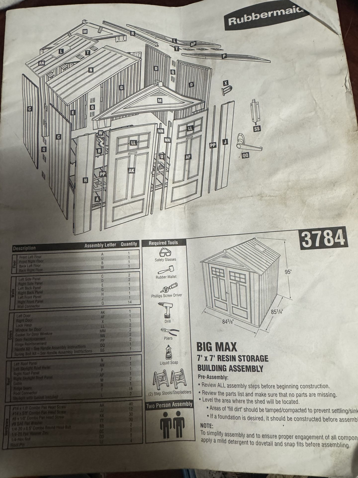 Rubbermaid Big Max 7 ft. x 7 ft. Storage Shed