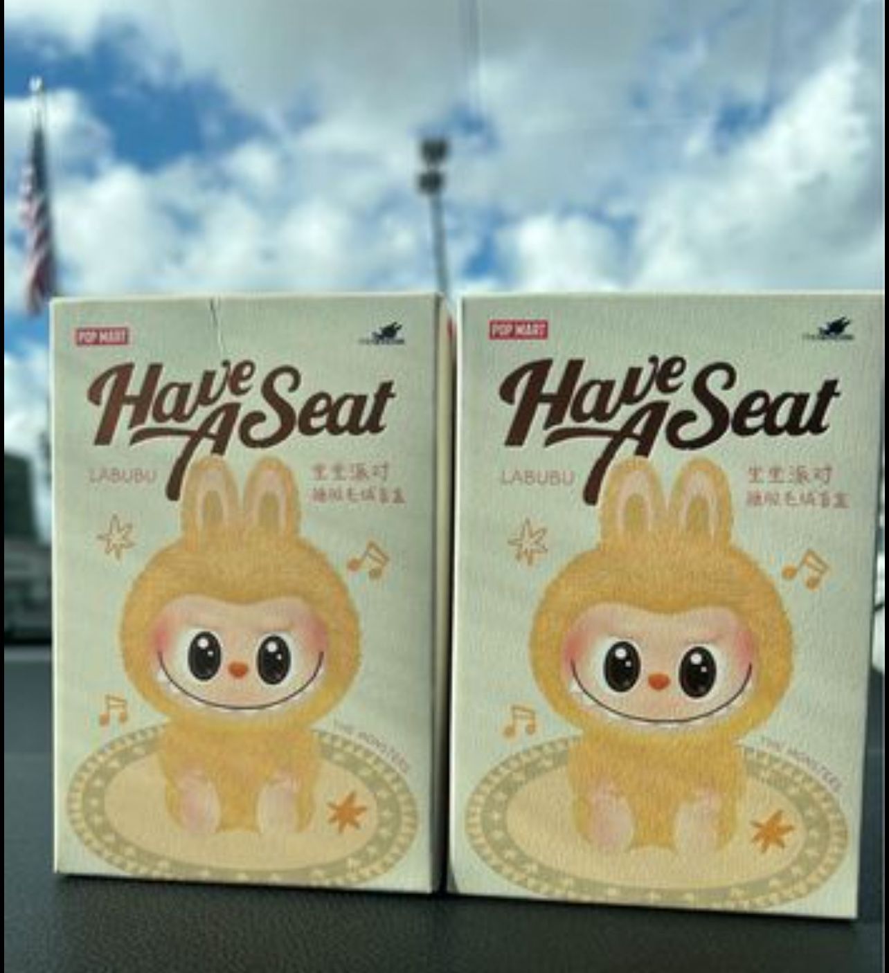 Authentic Have a seat labubu series