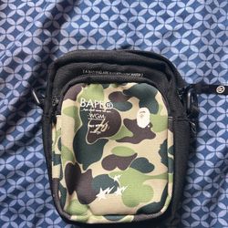 Green BAPE ABC mini shoulder bag