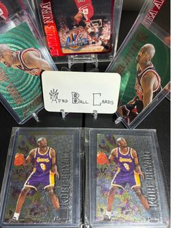 1996 Fleer Metal Kobe Bryant rookie (two)