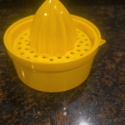 Vintage Yellow Sunkist Juicer Retro Kitchen Tool