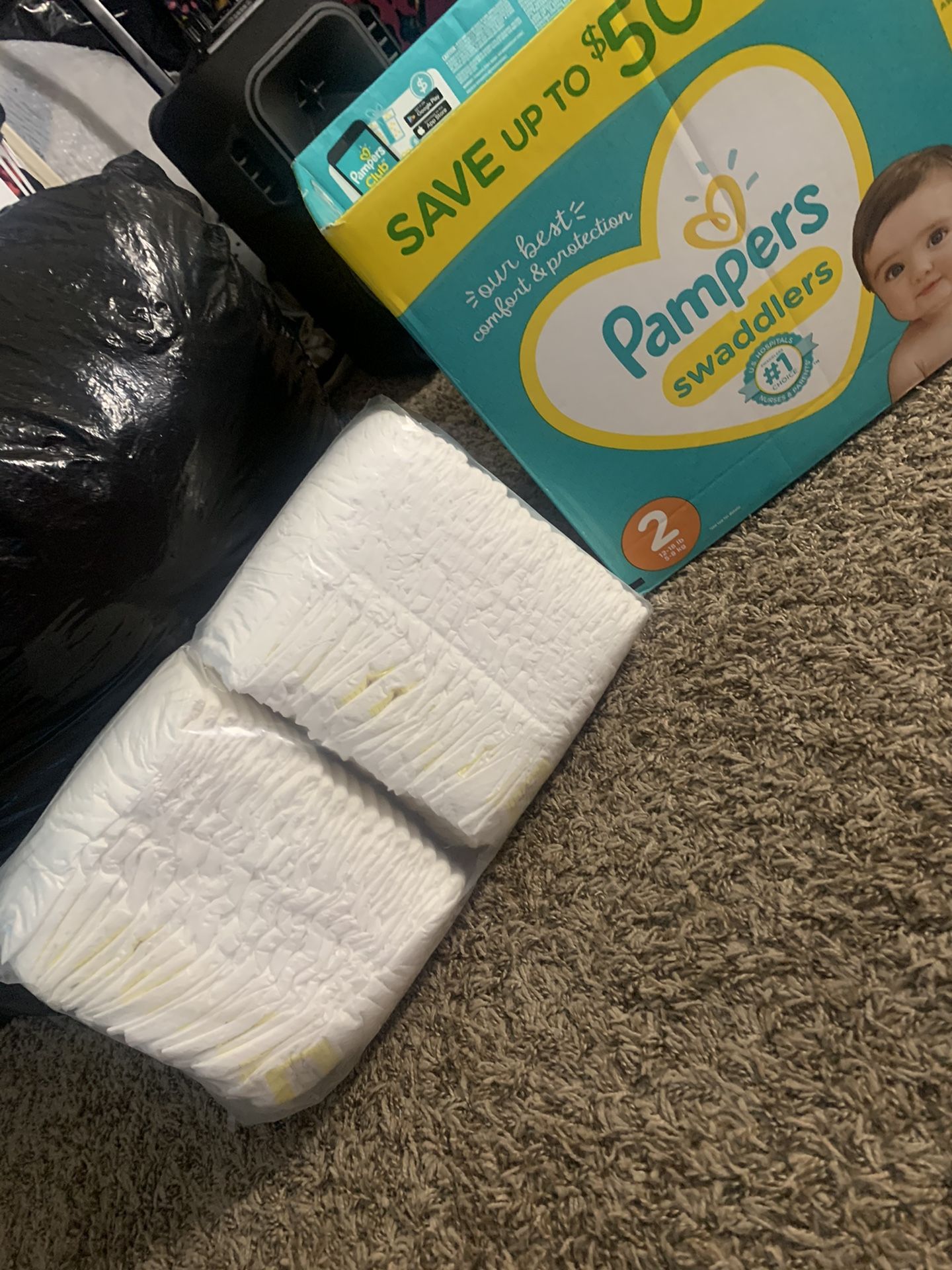 Pampers Swaddlers Size 2!!!!