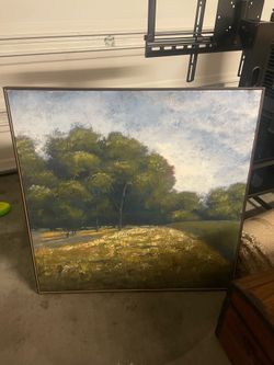 Large picture in frame