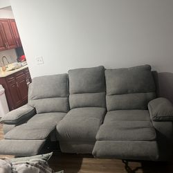 3 Seater Reclining Sofa 