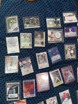 MLB baseball autographs autos relics signatures numbered # / rookie cards lot