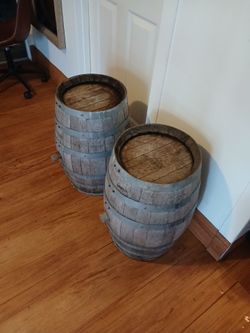 White oak barrels