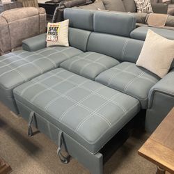 Blue Sofa Sleeper $1299 🩵